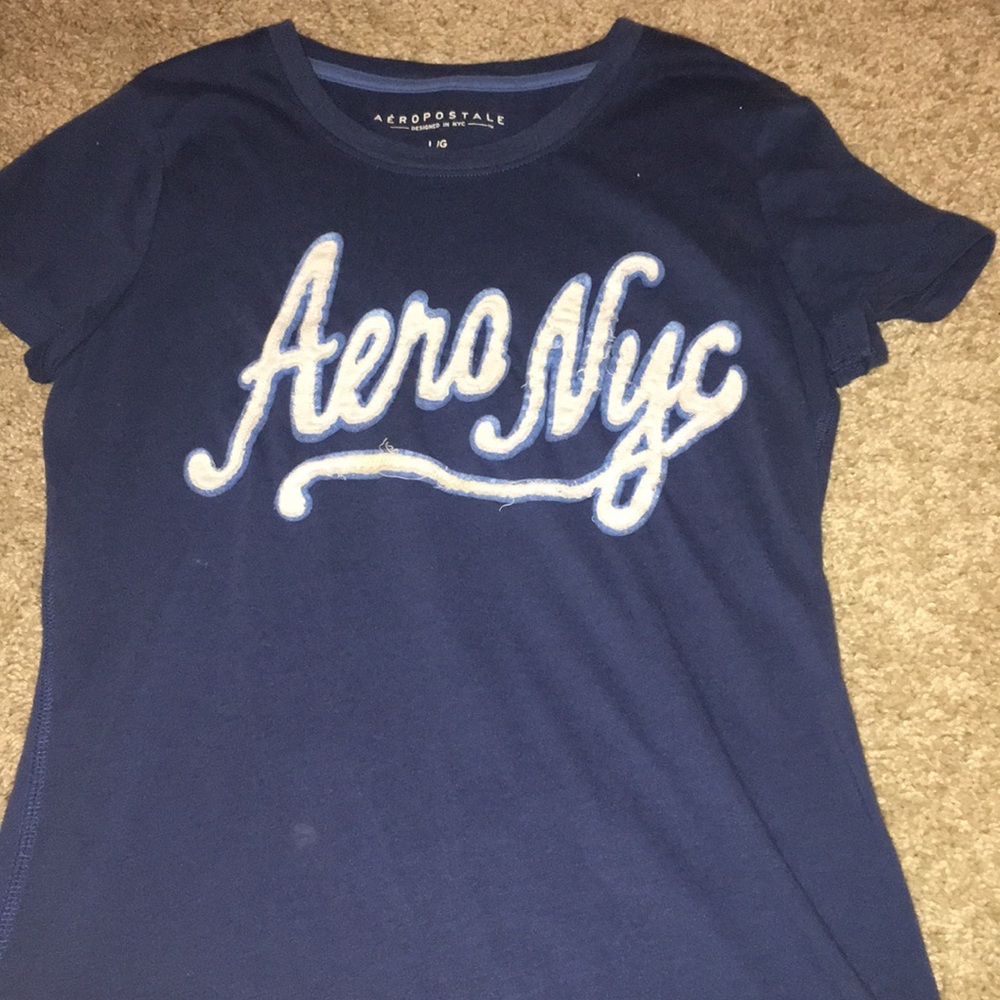 Blue areonyc tee
